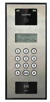 PANOU AUDIO semiduplex digital - BLOCURI - max. 60 apartamente P4S.VBS