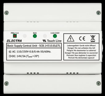UNITATE CENTRALĂ DE ALIMENTARE cu 1 IEȘIRE   BASIC SCB.14310.ELGTL